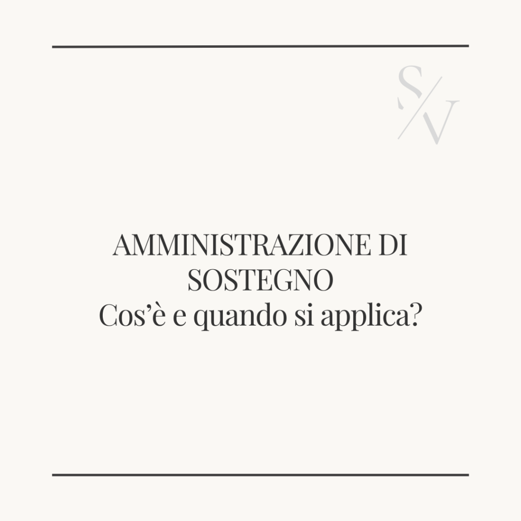 Amministrazione di sostegno