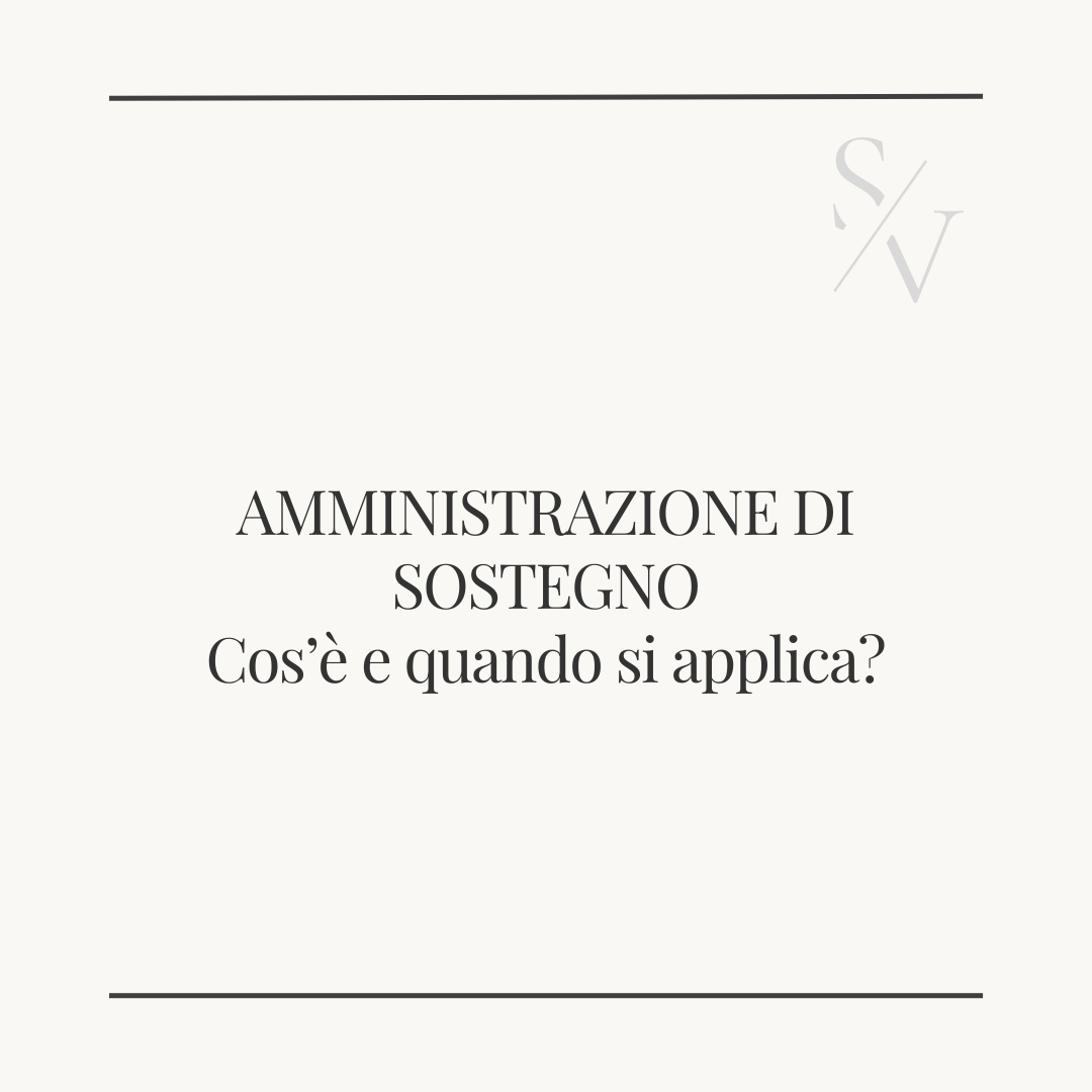Amministrazione di sostegno