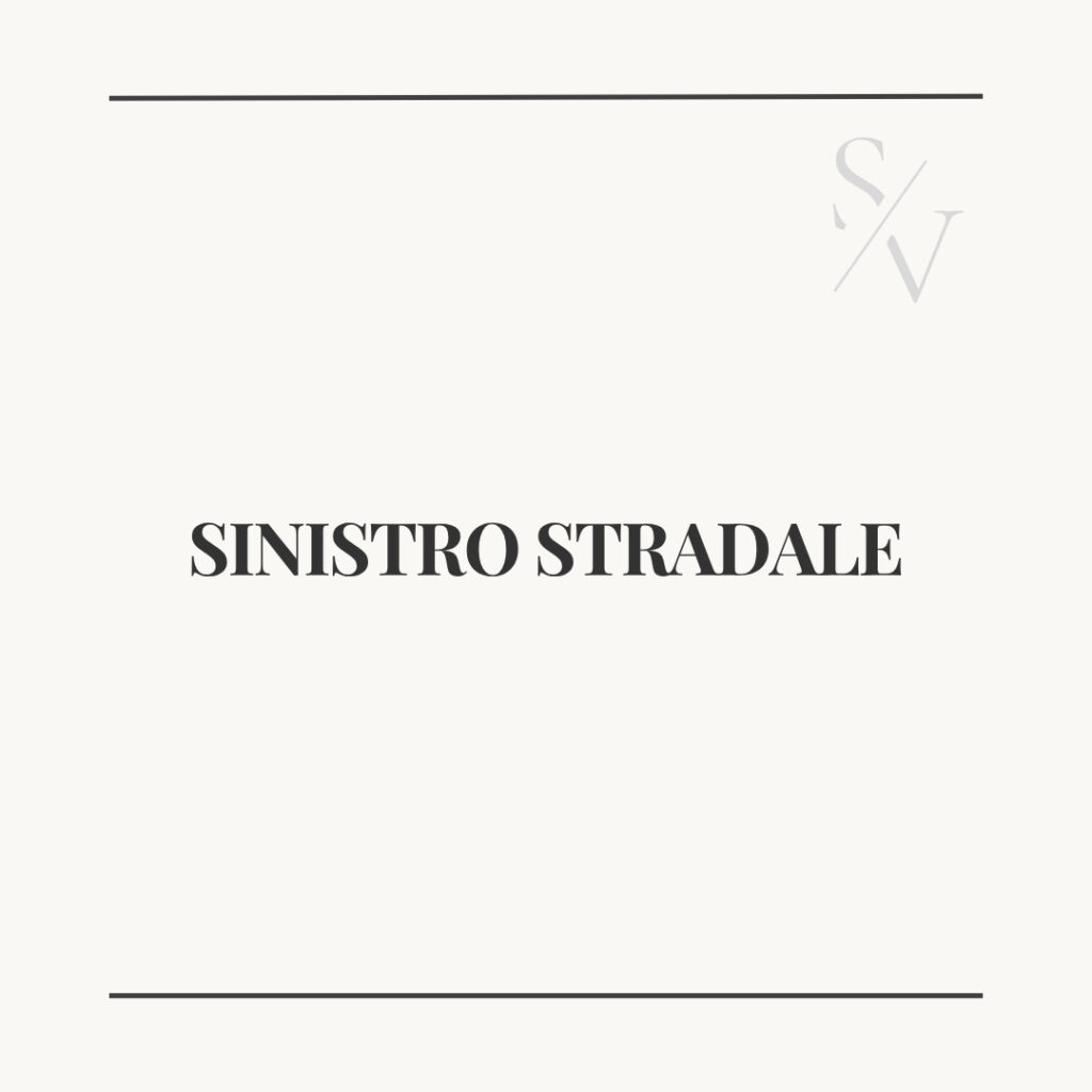 SINISTRO STRADALE